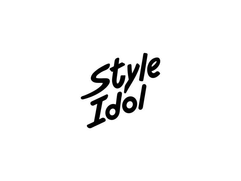StyleIdol Logotype brand branding brush design identity idol logotype modern style