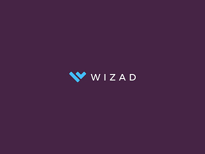 Wizad app blue clean internet modern new simple w