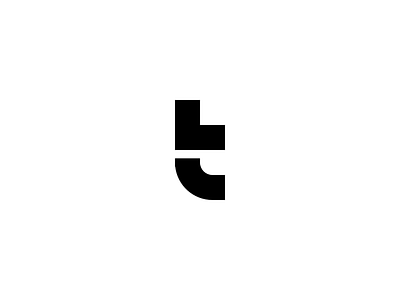 t clean color design logo minimalist mobile modern new simple young