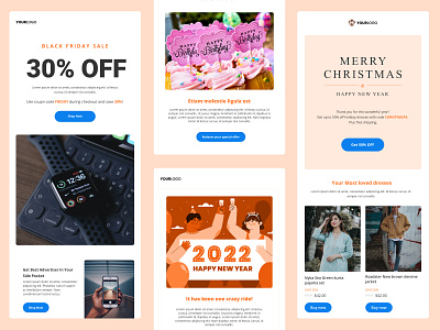 Grorapid - One Brand Email Template branding design email graphic design ui