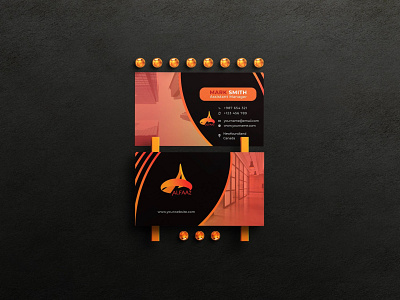 Alfaaz branding business card