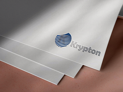 Krypton branding design illustration logo