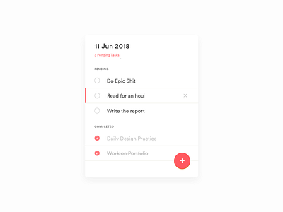 To Do List interaction list minimal tasks to do todo ui ux