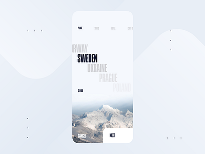 Tourist app android app application design experience figma flat interface ios luxury minimal mobile sketch type typography ui ux vector web website