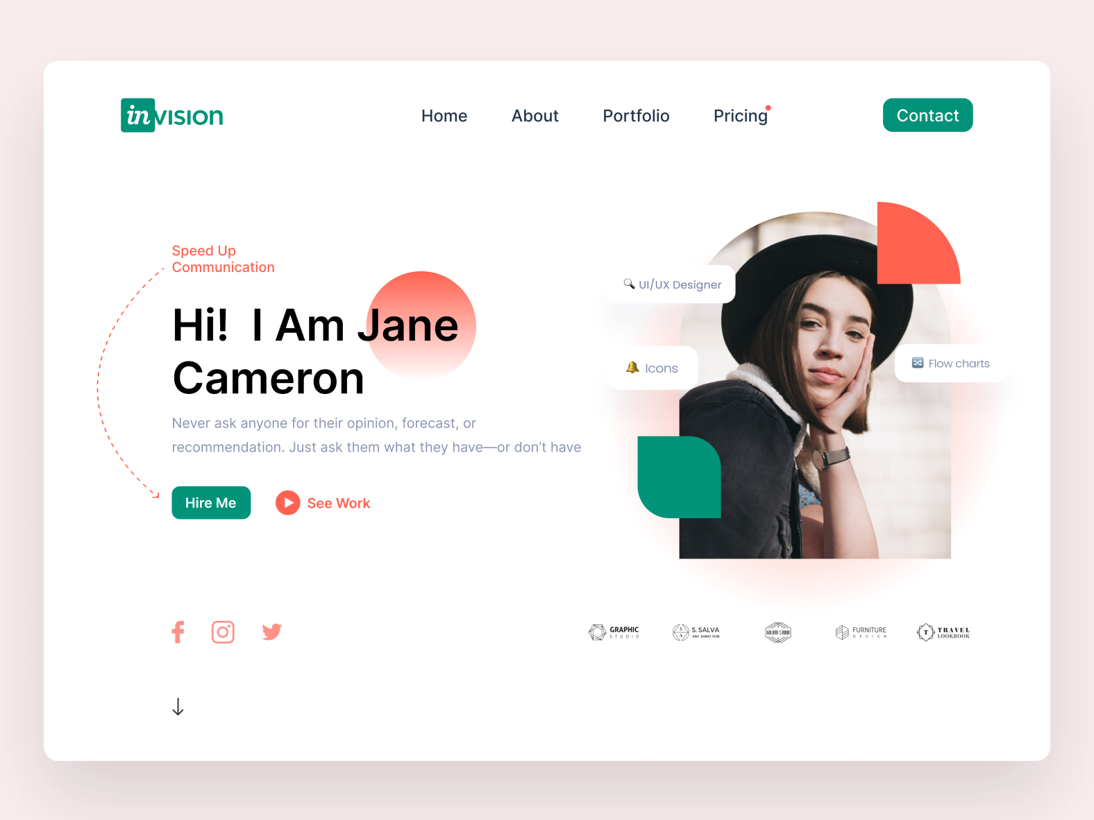 Designer Personal Portfolio by Rasel Mahmud Shakil on Dribbble