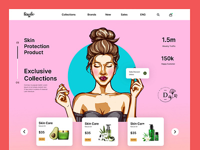 Skin Care Product Website