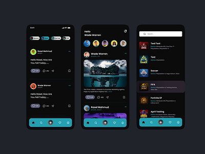 Gaming Social Media App