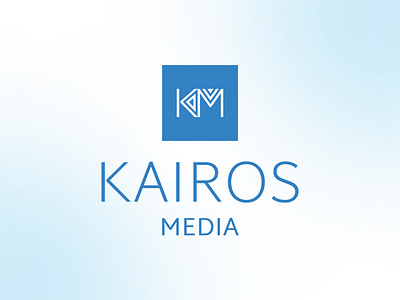 Kairos Media Logo Design branding design graphic graphic design logo type