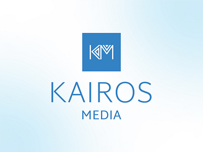 Kairos Media Logo Design branding design graphic graphic design logo type