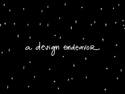 A Design Endeavor braizen designer hand drawn handwriting stationery typography