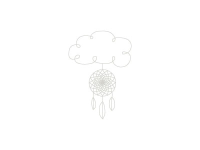 Dream Catcher braizen branding cloud dream catcher dreams feathers