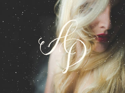 AD Secondary Monogram a boudoir braizen branding d glamour mark monogram photographer rustic snow winter