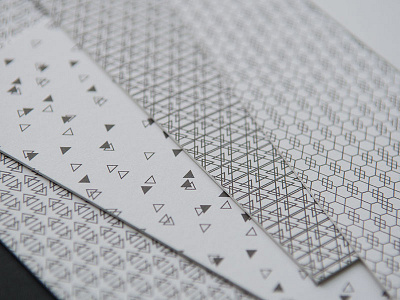 Triangle Patterns braizen branding geometric gray notecards pattern photographer triangles white