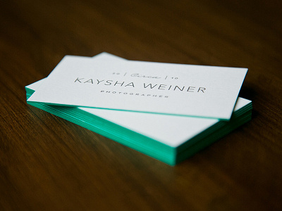 Edged Business Cards