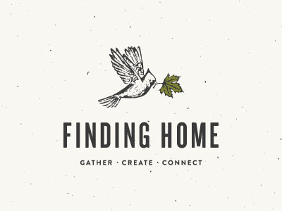Finding Home blogger braizen branding cardinal diy home illustration logo design maple leaf maple syrup