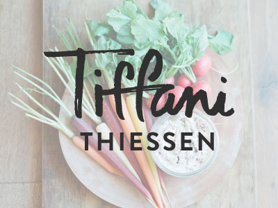 Tiffani Thiessen actress braizen branding foodie hand drawn lifestyle logo design personal brand tiffani thiessen