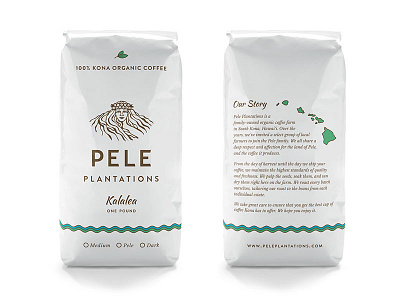 Hawaiian Coffee Packaging braizen branding coffee goddess hawaiian logo design organic packaging pele tribal volcano
