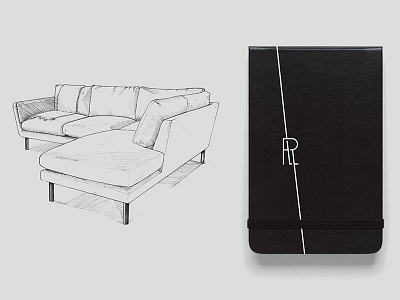 Notebook & Sketch braizen branding furniture mark notebook sketch