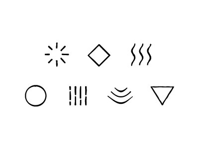 Product Usage Icons abstract braizen branding hand drawn icons packaging rough
