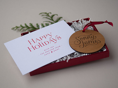 2015 Letterpress Holiday Cards & Client Gift