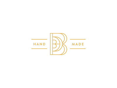 BDB Monogram b bdb braizen branding d handmade logo monogram sans serif soap maker