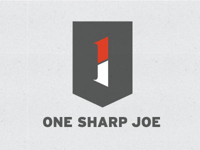 One Sharp Joe Logo Concept 1 banner braizen gray j joe one red sharp