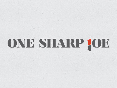 One Sharp Joe Type Alternative 1 braizen gray grey j one red sharp