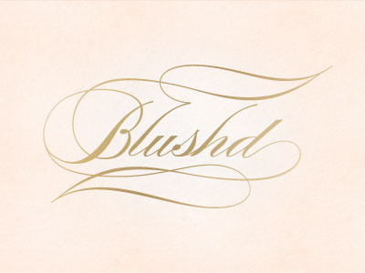 Blushd Logo 2 beauty blush braizen elegant photography script