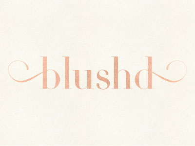 Blushd Logo 1 by Ashley Jankowski for Braizen on Dribbble