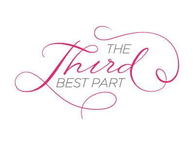 The Third Best Part braizen calligraphy logo photography script third three