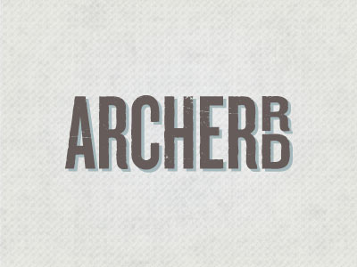 Archer Road Logo archer braizen brown logo road texture type vintage
