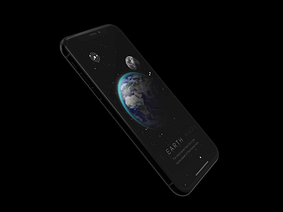 SOL App Concept app concept earth figma glitch iphone mars prototype space starfield stars