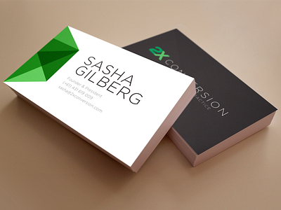 Sharp Business Cards @2x angular black branding business cards design gotham green hexagon print sharp white