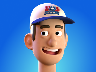 Alex 3d avatar c4d cap character hat illustration octane people person pfp portrait process stream