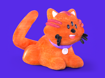 Nova Plushie 3d c4d cat design doll illustration kitty mockup octane plush plushie swag teddy