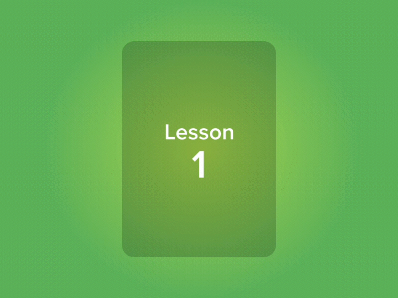 Lesson Card animation card gif hover languages learning lesson mango motion principle