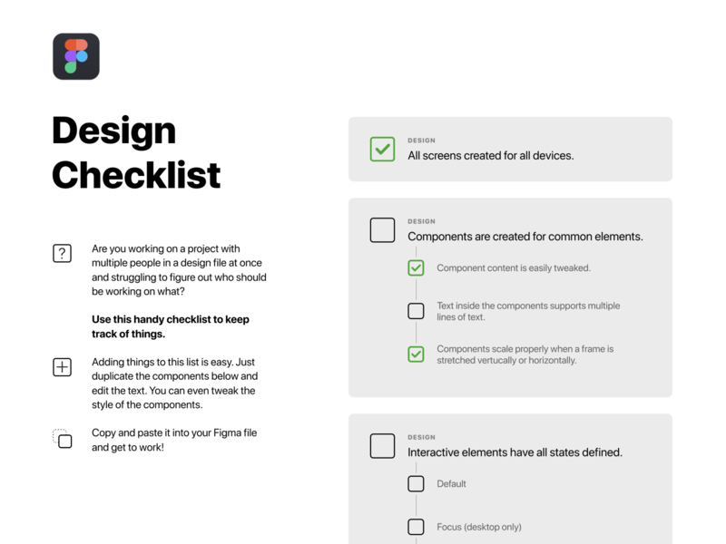 Creative Teamwork Checklist