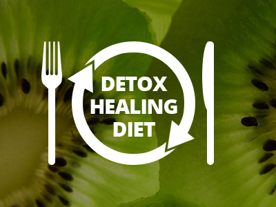 Detox Healing Diet Logo clean design detox diet healing logo logo design minimalist solid white