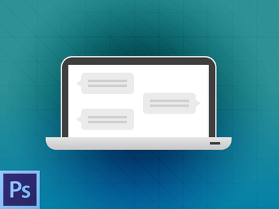 Simple Laptop Icon apple bubbles chat clean download free icon laptop mac macbook psd