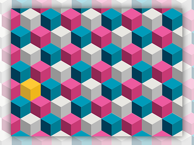 Repeating cube patterns 3d blocks cubes hexagon pattern patterns repeating