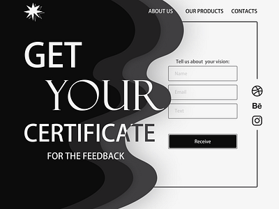 The concept of the feedback form