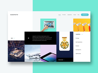Sagepath Team Coming Soon! agency homepage modular ui ux web