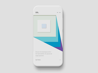 Blk Opera 3 app brand branding minimal ui ux web web design