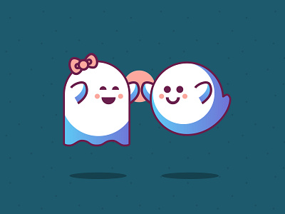 💜Happy Halloween! 💜 ghost halloween illustration vector