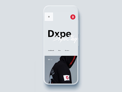 🖤Dxpe app brand branding hero homepage minimal mobile ui ux web web design