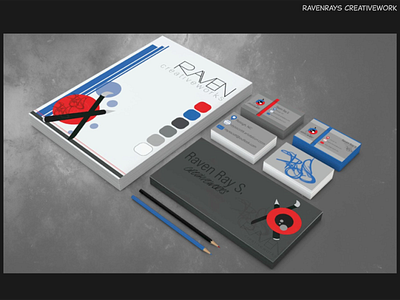 Brand Package for Raven Ray S. Creativeworks animation app branding design graphic design illustration logo ui ux vector