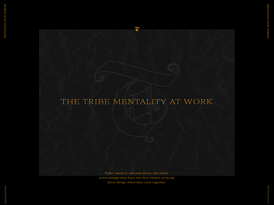 The Tribe Mentality at Work design thinking layout lifestyle orange