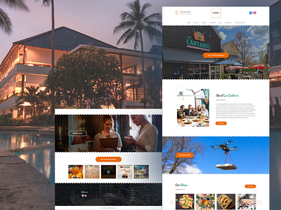 Restaurant Website branding design food business website hospitality web design restaurant web design restaurant website ui uiux