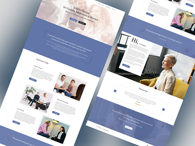 Healthcare, Therapy, Counseling and Wellness branding counseling design healthcare therapy ui uiux web design web design for healthcare wellness