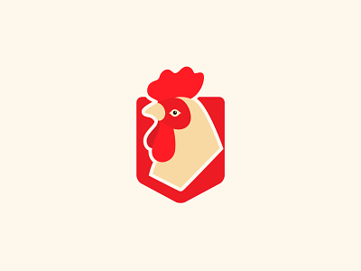 Chicken Emblem barbq branding chic chicken chik design elegant emblem food graphic design grill logo red redchicken roast vector